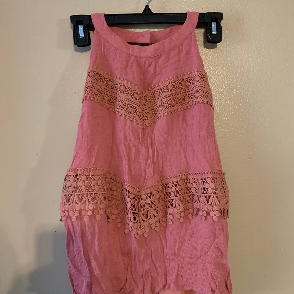 Rue21 Pink Top with Lace